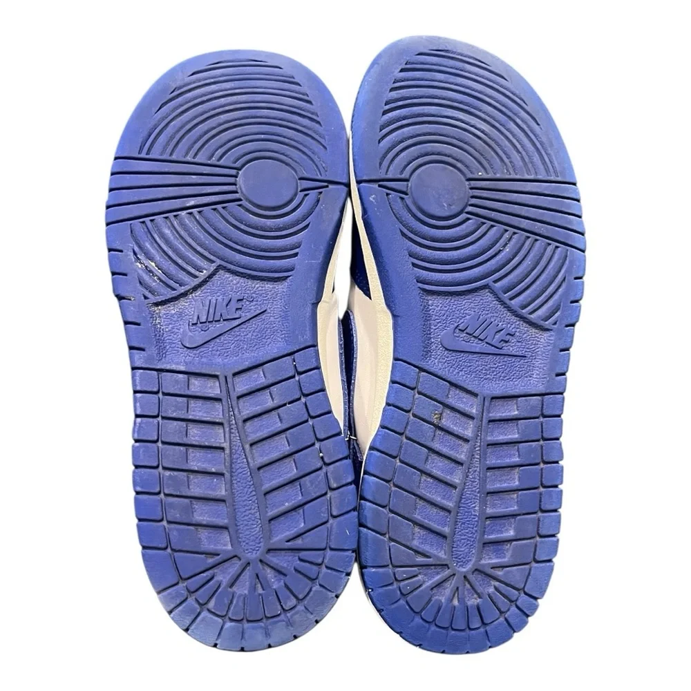 Nike Dunk Low GS White Concord Blue Youth Sneakers Size 2.5Y‎